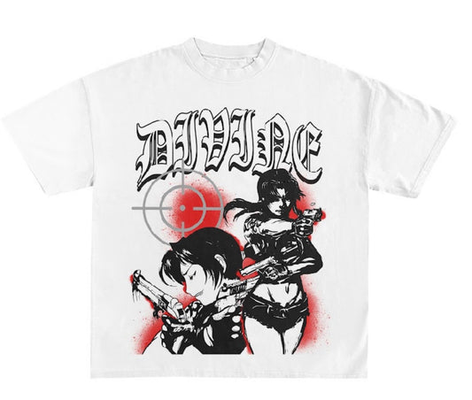White “Trust No One” Graphic T-shirt